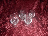 4 stycken snapsglas
